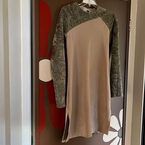 Fun dress with accent fur